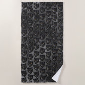 Zwarte Panter Strandlaken (Voorkant)