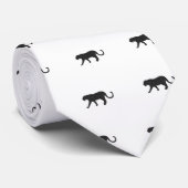 Zwarte panter stropdas (Opgerold)