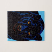 Zwarte panter symboliseert kracht en moed legpuzzel (Horizontaal)