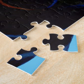 Zwarte panter symboliseert kracht en moed legpuzzel (Zijkant)