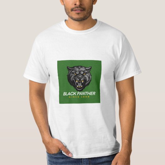 Zwarte panter t-shirt (Voorkant)