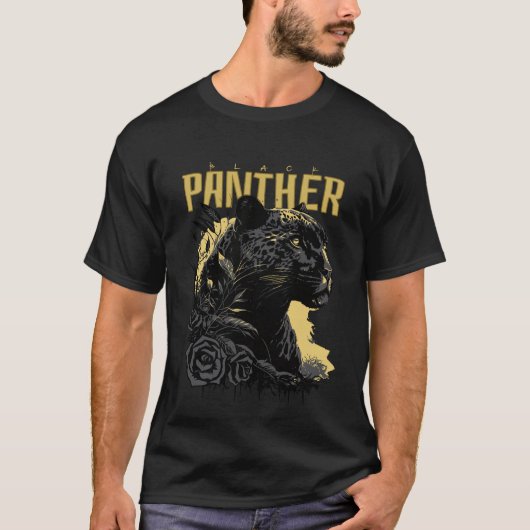 Zwarte Panter T-shirt (Voorkant)