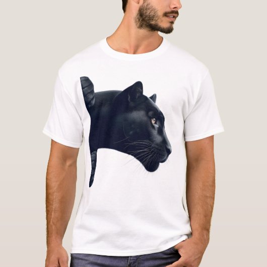 Zwarte panter T-shirt (Voorkant)