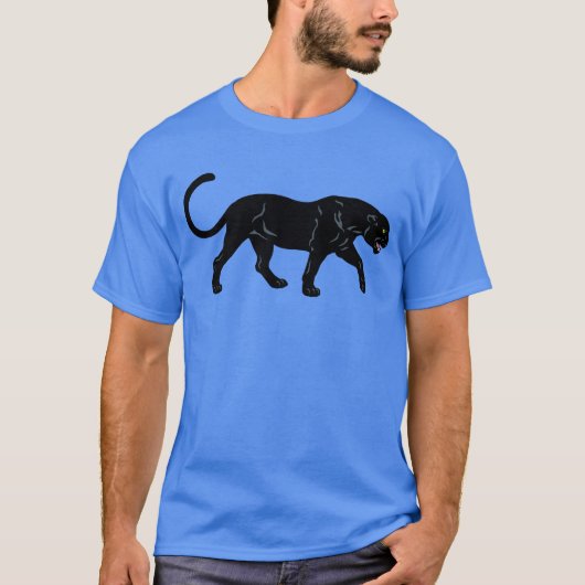 zwarte panter t-shirt (Voorkant)