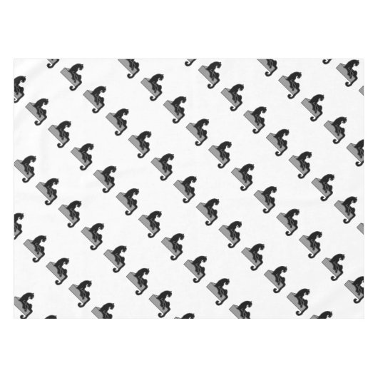 zwarte panter tafelkleed (Voorkant (Horizontaal))