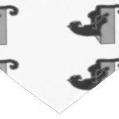 zwarte panter tafelkleed (Gekanteld)