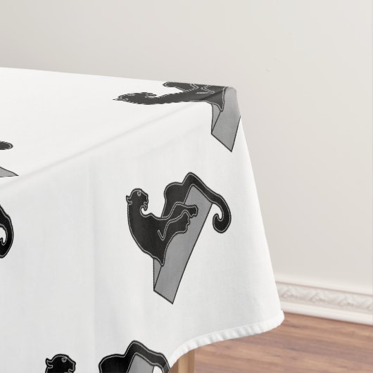 zwarte panter tafelkleed (Voorbeeld)