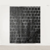 Zwarte Panter Tapijt Wandkleed (Voorkant)