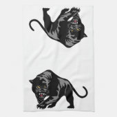 Zwarte panter theedoek (Verticaal)