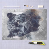 Zwarte panter tissuepapier (Craft)