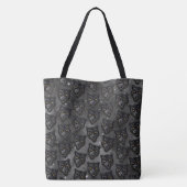 Zwarte Panter Tote Bag (Achterkant)