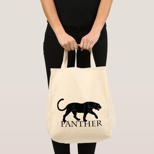 zwarte panter tote bag (Voorkant (product))