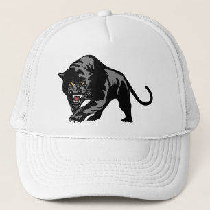 Zwarte panter trucker pet