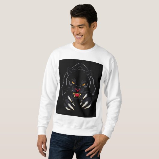 Zwarte panter trui (Voorkant volledig)