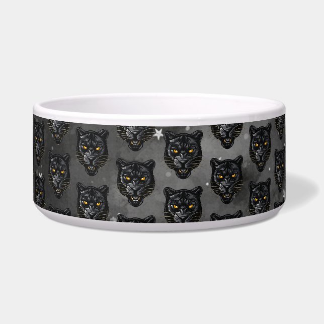 Zwarte Panter Voerbakje (Voorkant)