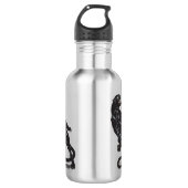 zwarte panter waterfles (Voorkant)