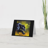 Zwarte Panther (5) Wilde kat Kaart (Voorkant)