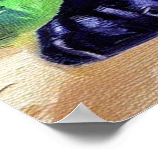 Zwarte panther (8) Wilde kat Poster (Hoek)