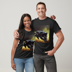 Zwarte Panther (9) Wilde kat T-shirt