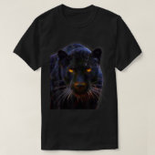 Zwarte Panther Big Cat T-shirt (Design voorkant)