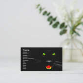 Zwarte Panther Business, profielkaart Visitekaartje (Staand voorkant)