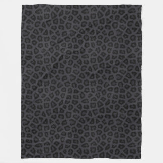Zwarte Panther Faux Fur Fleece Blanket Deken