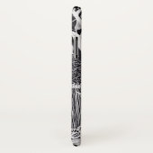 Zwarte panther in het oerwoud - potloodtekening Case-Mate iPhone case (Achterkant / rechts)