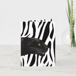 Zwarte panther van Toshi Yoshida