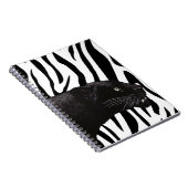 Zwarte panther van Toshi Yoshida Notitieboek (Rechterzijde)