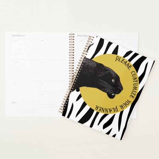 Zwarte panther van Toshi Yoshida Planner (Display)