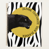 Zwarte panther van Toshi Yoshida Planner (Voorkant)
