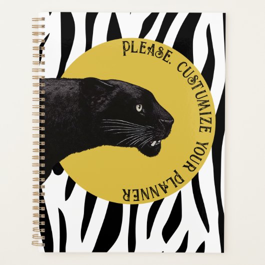 Zwarte panther van Toshi Yoshida Planner (Voorkant)
