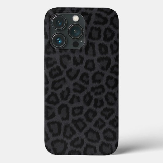 Zwarte pantherafdrukken Case-Mate iPhone case (Achterkant)