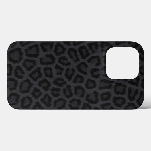 Zwarte pantherafdrukken Case-Mate iPhone case (Achterkant (horizontaal))