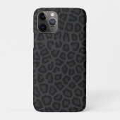 Zwarte pantherafdrukken Case-Mate iPhone case (Achterkant)