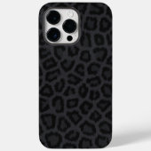 Zwarte pantherafdrukken Case-Mate iPhone case (Achterkant)