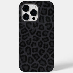 Zwarte pantherafdrukken Case-Mate iPhone 14 pro max hoesje