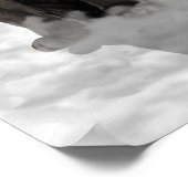 Zwarte pantherafdrukken poster (Hoek)