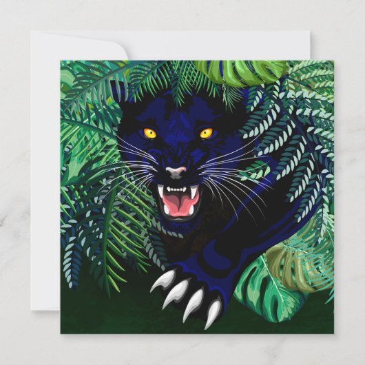 Zwarte Panthergeest van het Oerwoud (Voorkant)