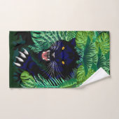Zwarte Panthergeest van het Oerwoud Bad Handdoek (Handdoek)