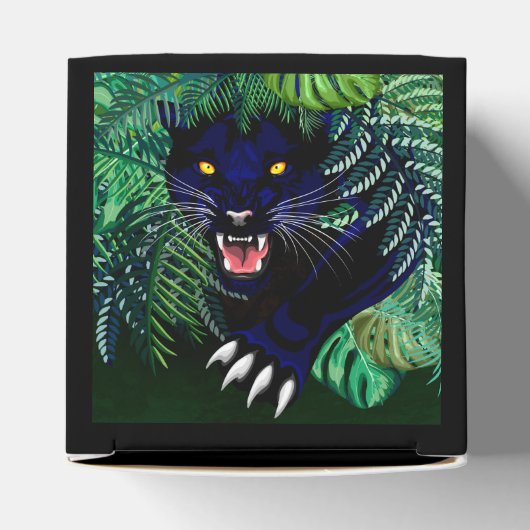 Zwarte Panthergeest van het Oerwoud Bedankdoosjes (Bovenkant)