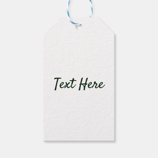 Zwarte Panthergeest van het Oerwoud Cadeaulabel (Achterkant)