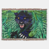 Zwarte Panthergeest van het Oerwoud Deken (Voorkant)