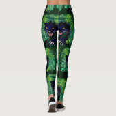 Zwarte Panthergeest van het Oerwoud Leggings (Achterkant)