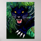 Zwarte Panthergeest van het Oerwoud Poster (Voorkant)