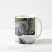 Zwarte pantherMok Koffiemok (Voorkant rechts)