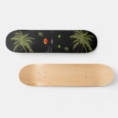 Zwarte pantherskateboard persoonlijk skateboard (Horizontaal)