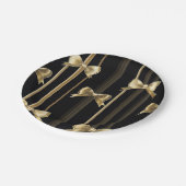 Zwarte-papierBowl Papieren Bordje (Gekanteld)