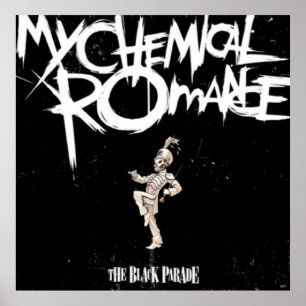 Zwarte parade poster