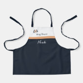 zwarte parelaar Watusi tacao bruiloft Apron Schort (Voorkant)